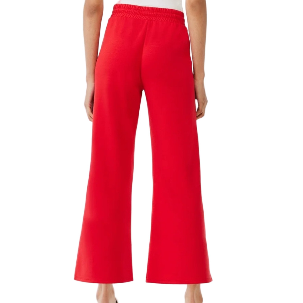 Scoop Women's Ultimate Scubaknit Cropped Sweatpants Size XL Red Drawstring - Picture 3 of 15